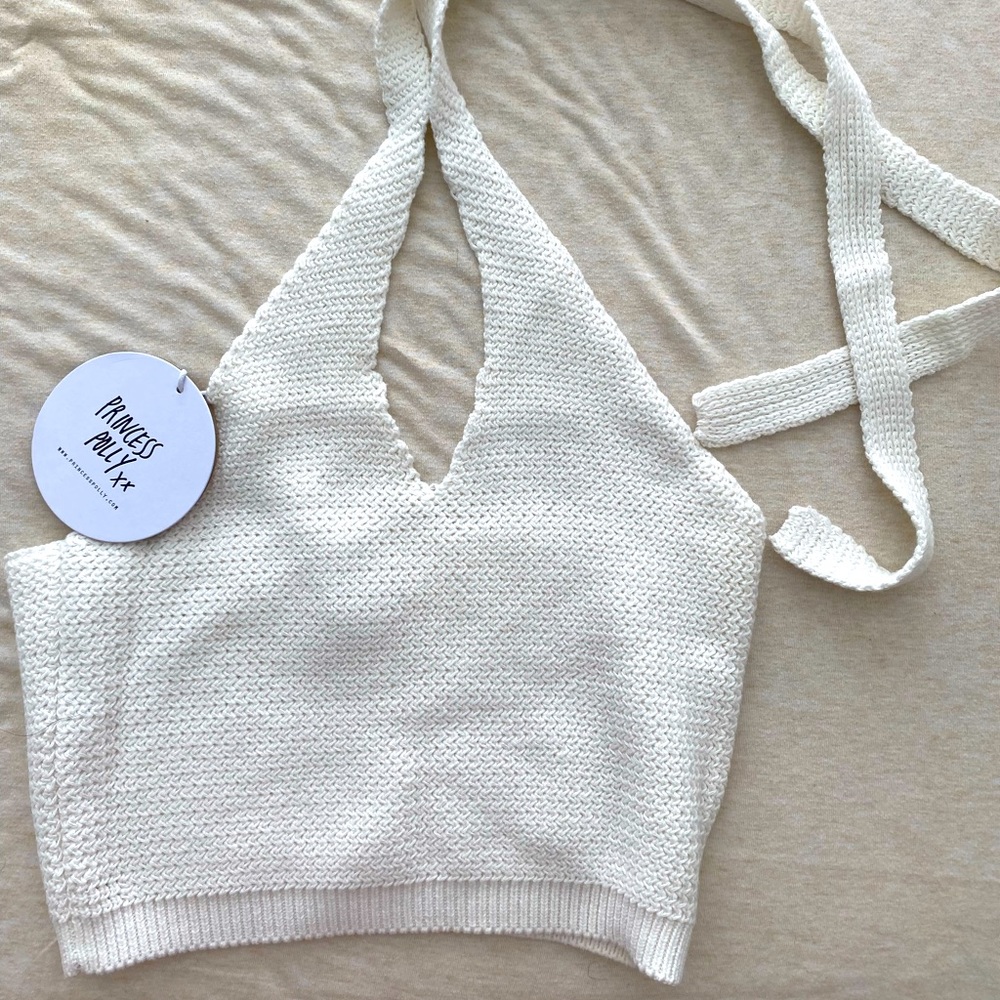 Princess Polly white crochet top!